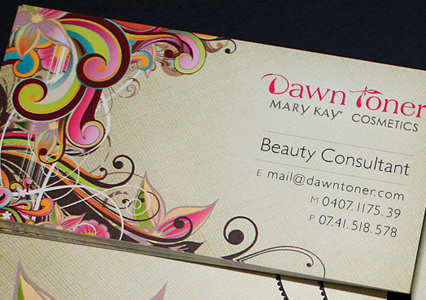 Dawn Toner - Beauty Consultant Business Cards