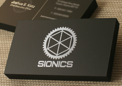 SIONICS | Silk Business Card by PremiumCards.net