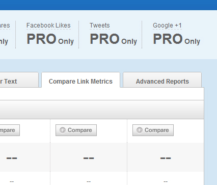 Compare Link Metrics